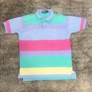 Polo by Ralph Lauren: Multicolor Striped Polo